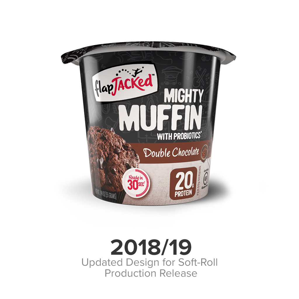 Mighty Muffin Packaging Evolution 2018/2019