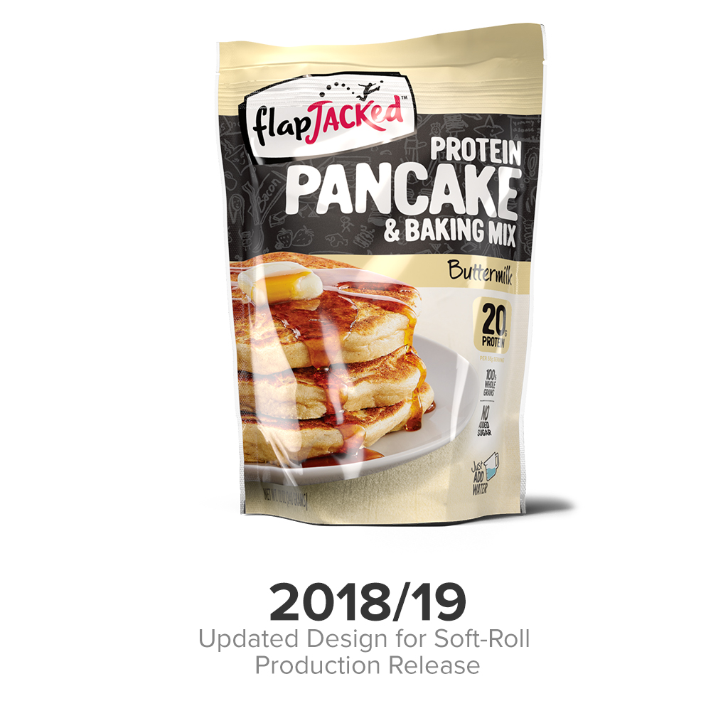 Protein Pancake Packaging Evolution 2018/2019
